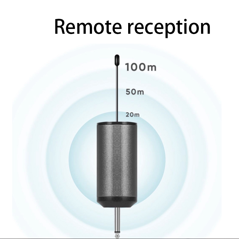 Micro không dây UHF mini Lavalier với bộ thu di động và bộ thu nhỏ để giảng bài