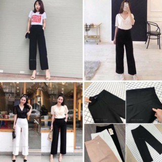 Quần ống sớ tuyết mưa dài khoá sườn - sớ dài hàng đẹp nhiều màu Hot hít