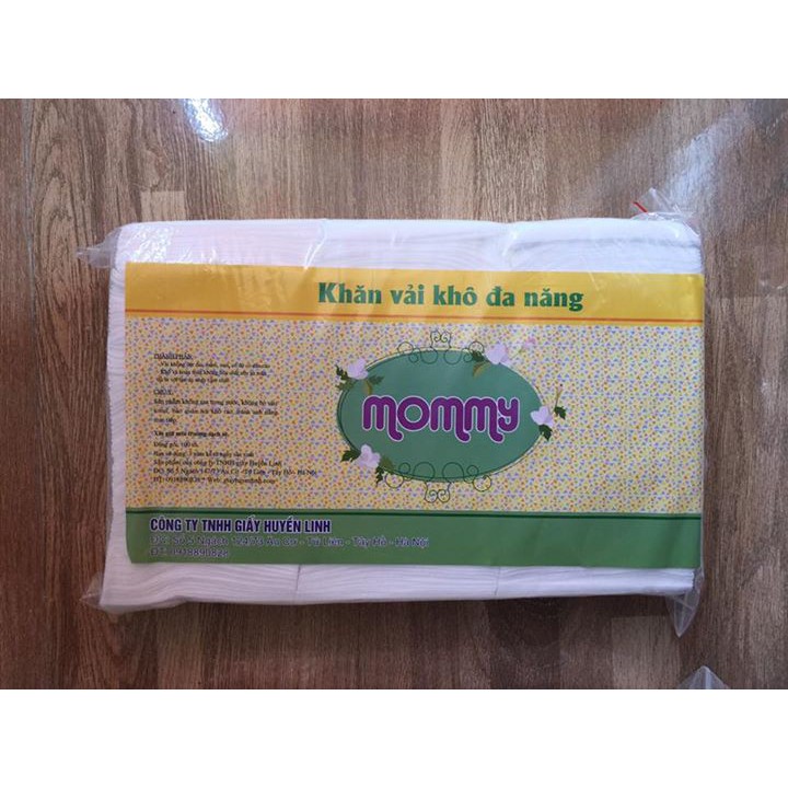 Khăn giấy khô Đa năng túi 300 tờ Mommy