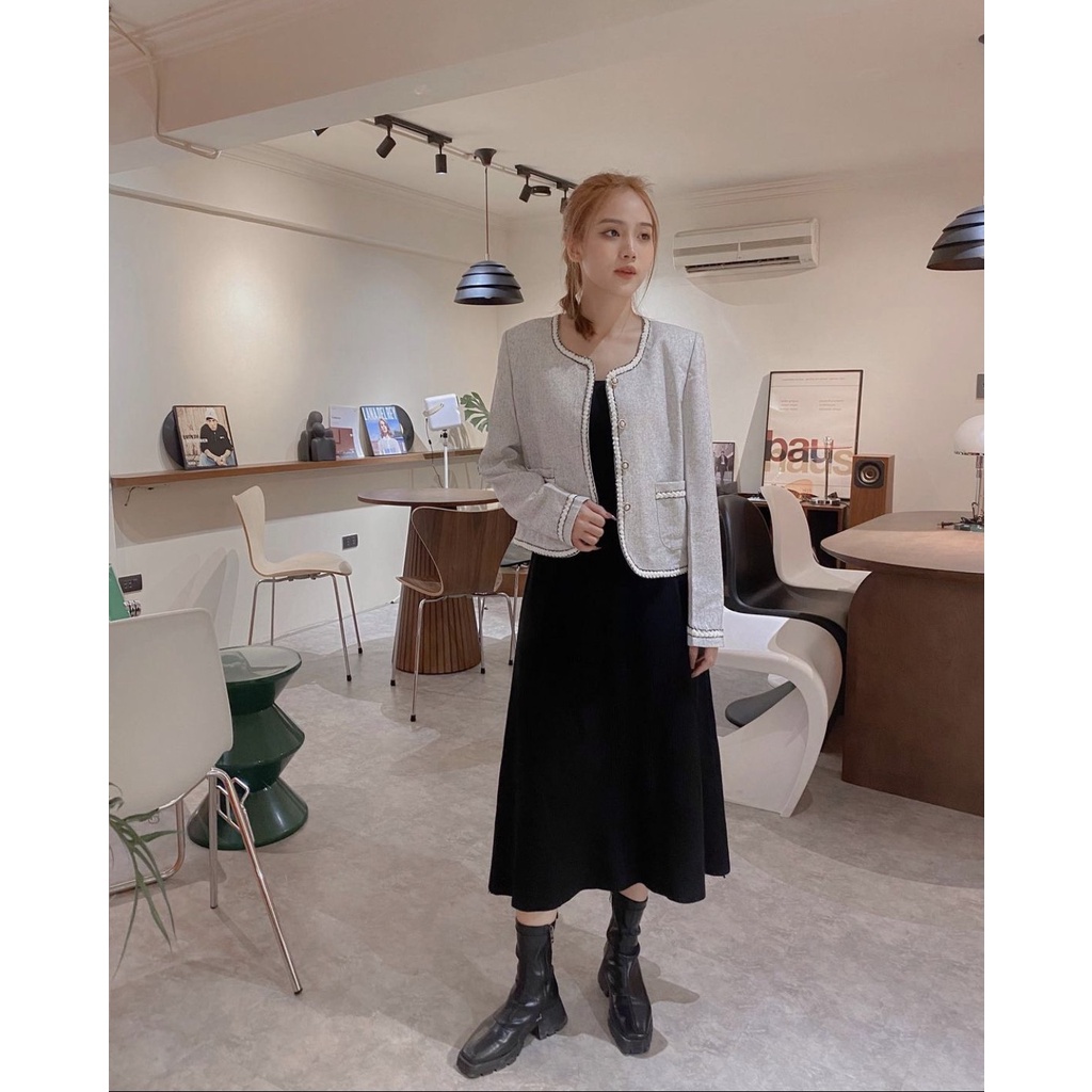 Áo khoác dạ tweed mềm - Briona Jacket