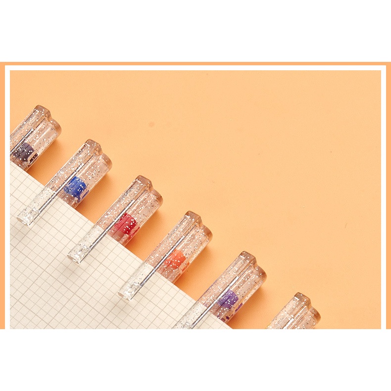 Bút gel kim tuyến lấp lánh hình tam giác dùng để vẽ tranh nhật ký