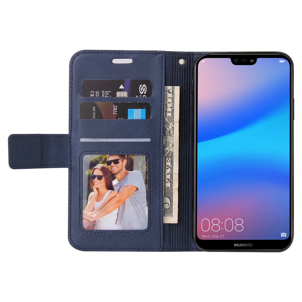 HUAWEI P20 Lite ZJ Ốp lưng da sang trọng cho