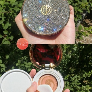 Set Cushion DPC Pink Aura Special Aura Vỏ kim cương kèm lõi