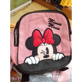 Balo/cặp sách Zara Minnie Disney xuất dư - hồng