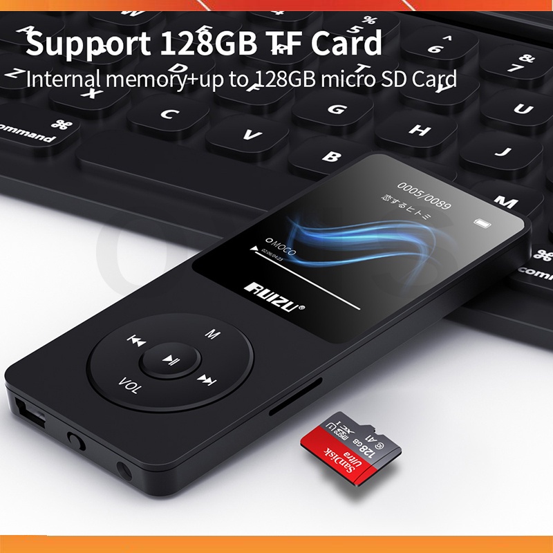 Ruizu X02 - Máy Nghe Nhạc Mp3 Giá Rẻ, Dung Lượng Lớn