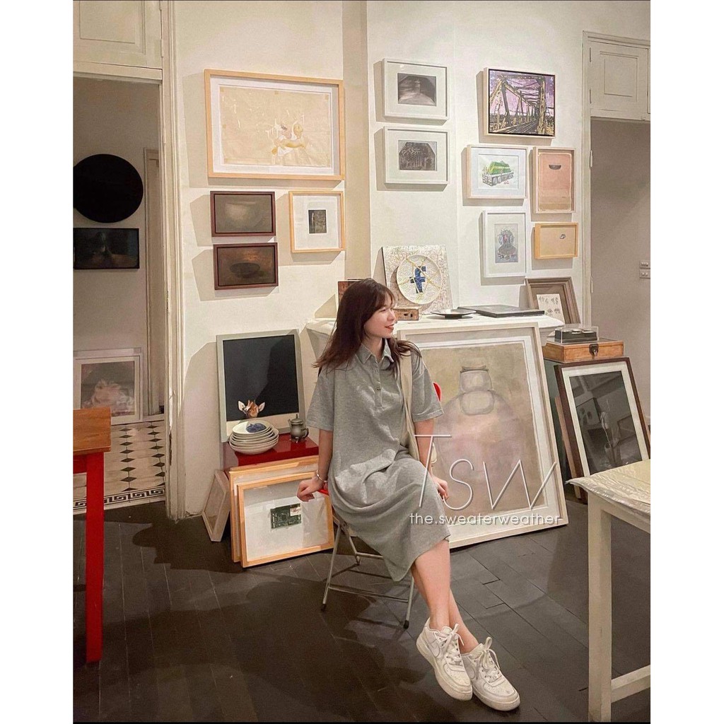 VÁY SUÔNG BASIC freesize style hàn quốc, đầm dáng suông nữ  trơn dáng dài | BigBuy360 - bigbuy360.vn