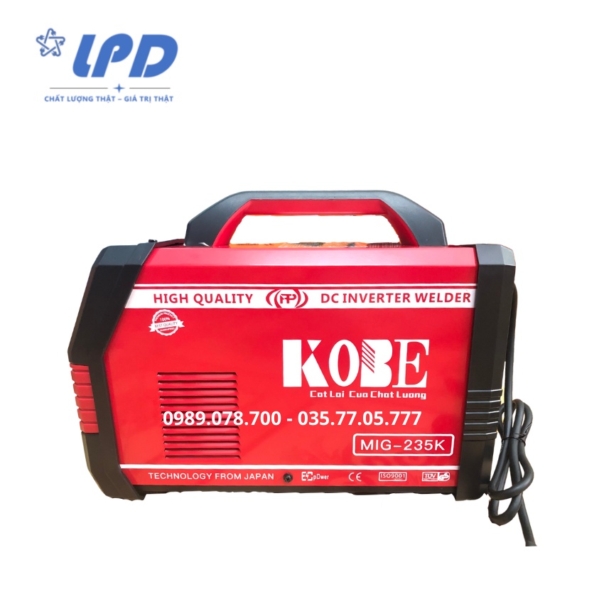 Máy Hàn Mig mini Kobe 235K dây rời tiện lợi không dùng khí chuyên dùng gia đình và thợ