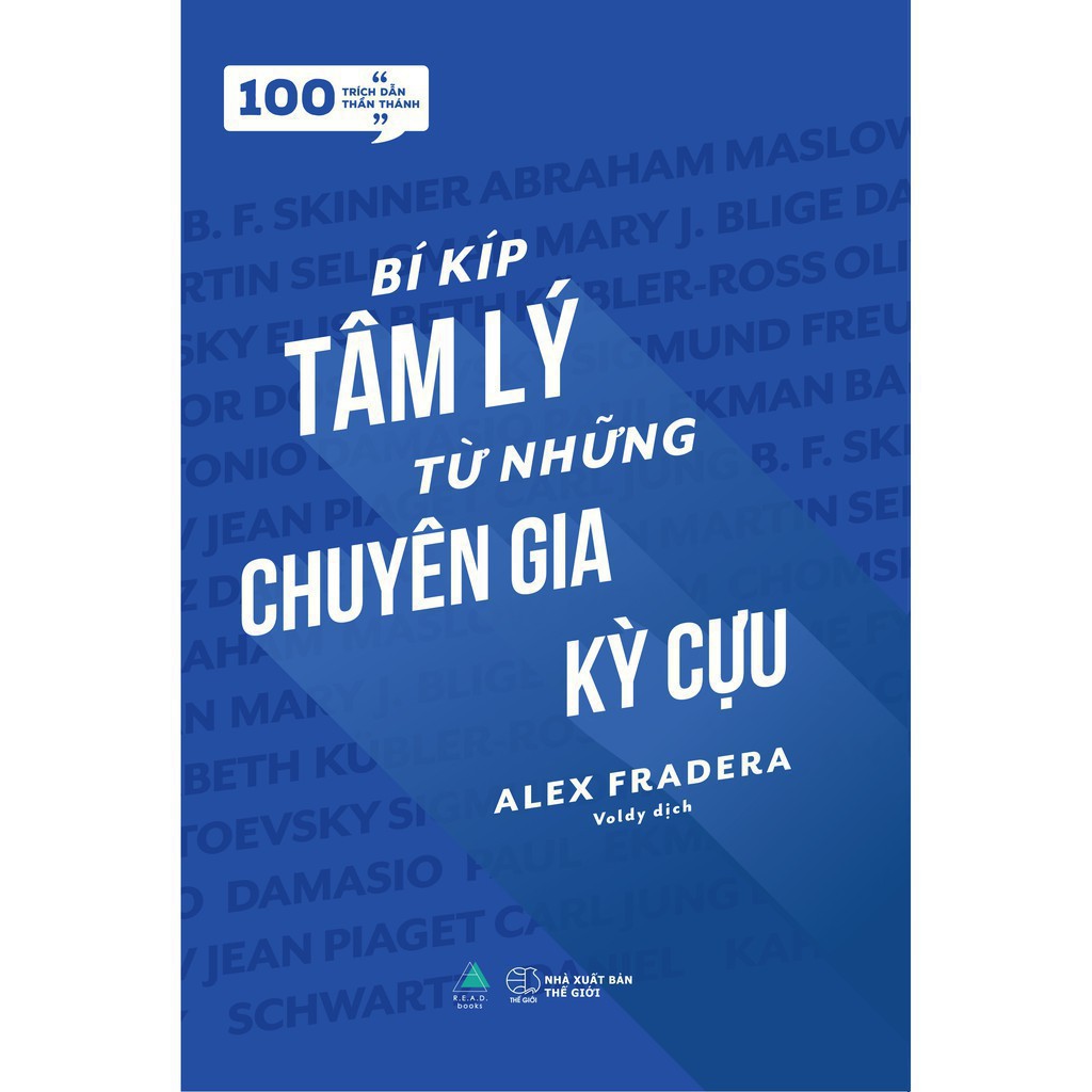 Sách - [100 Trích dẫn thần thánh] Bí kíp tâm lý từ những chuyên gia kỳ cựu [AZVietNam]