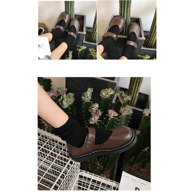 [ORDER] Giày da dán quai ulzzang Hàn Quốc | BigBuy360 - bigbuy360.vn