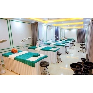 Ga thun giường spa, ga giường mi, ga giường massa, ga giường gội hàng loại 1 không bai nhão