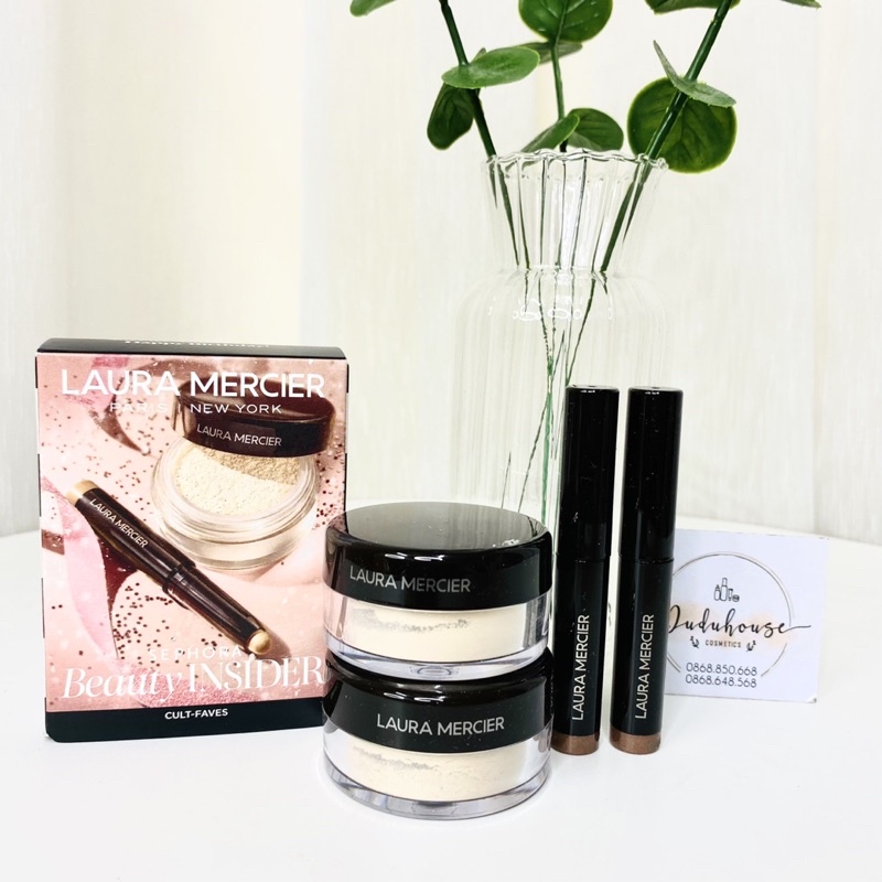 Set Laura mercier minisize 5g kèm nhũ mắt sephora