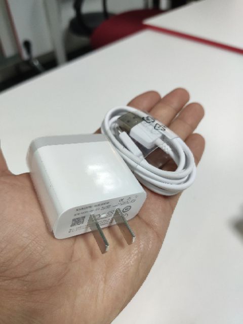 [ Củ sạc nhanh + Cáp Micro USB/Type-C 1.2m ] Bộ sạc nhanh Xiaomi Quick Charge 3.0 18W New! - Model: MDY-08-ES, TRẮNG