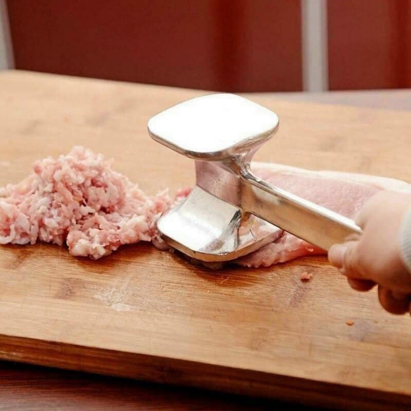 Búa dập thịt, dập tỏi đa năng 2 mặt Loại to