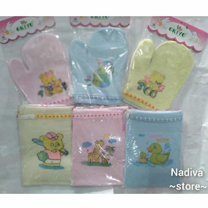 Khăn Lau Tay/Máy Giặt Cho Em Bé Okoiyo