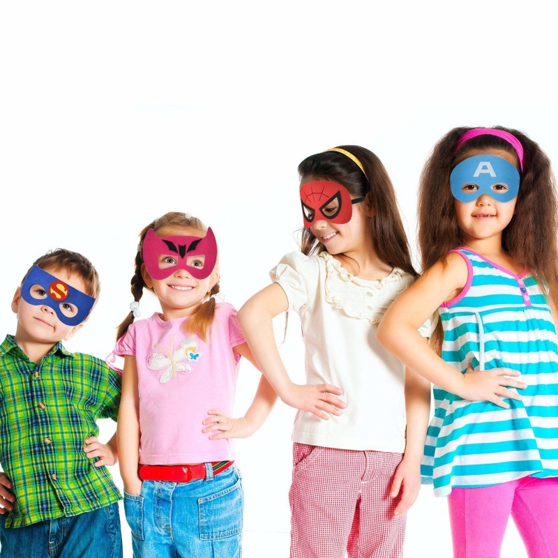 ⚡Còn Hàng⚡ Mặt Nạ Siêu Anh Hùng Mặt Nạ Mắt Batman Captain America Ninja Rùa Tiệc Halloween Trang Trí Sinh Nhật Mặt Nạ Hóa Trang Halloween