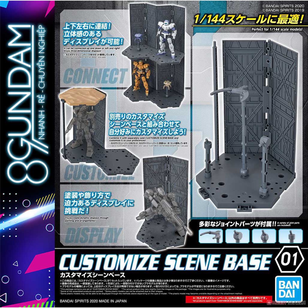 Mô hình lắp ráp Customize Scene Base cho Gundam