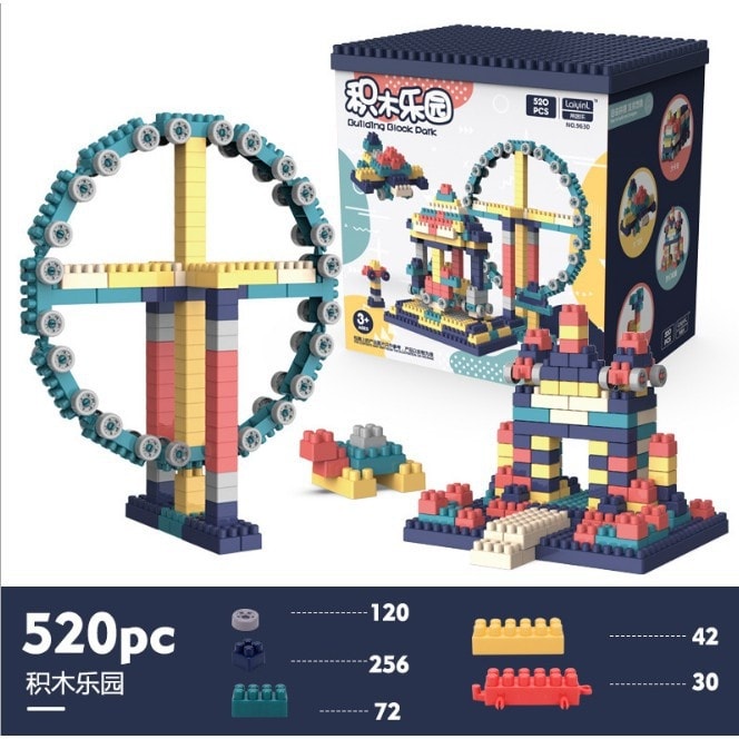 Bộ Đồ Chơi Lego Xếp Hình, Xô Đồ Chơi Lắp Ráp Cho Trẻ Em Phát Triển Trí Tuệ