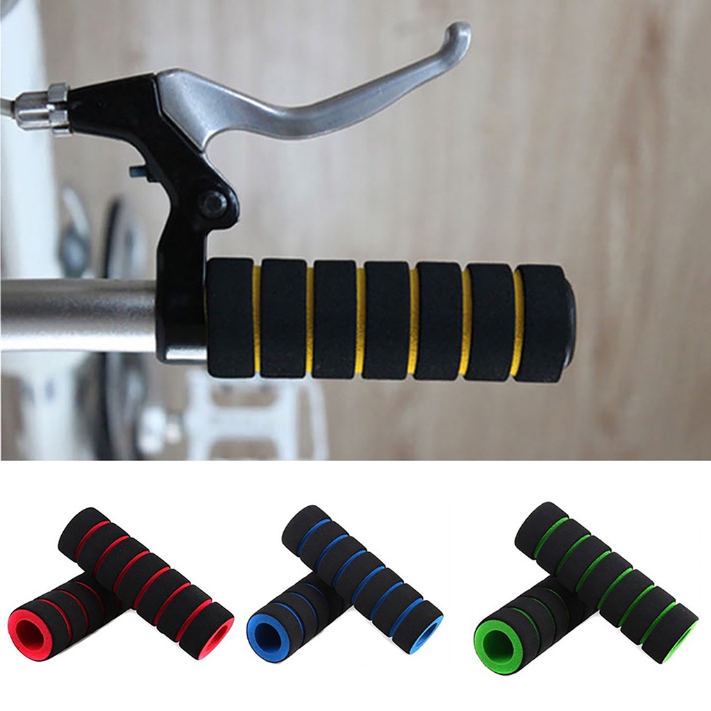 Cặp vỏ bọc tay lái xe đạp mtb bằng xốp mềm chống trượt kiểu Hàn Quốc