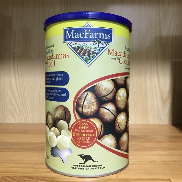 Hạt Maca muối nguyên vỏ MacFarms  453g