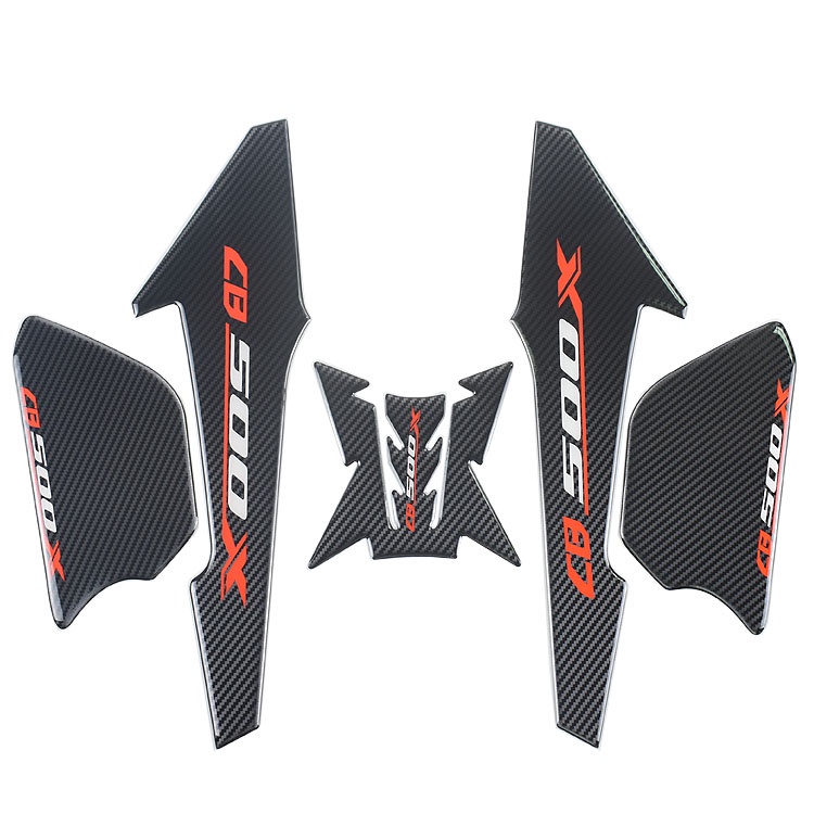 Miếng dán xương cá bình xăng xe máy chống trượt trang trí cho Honda CB500X 19-21
