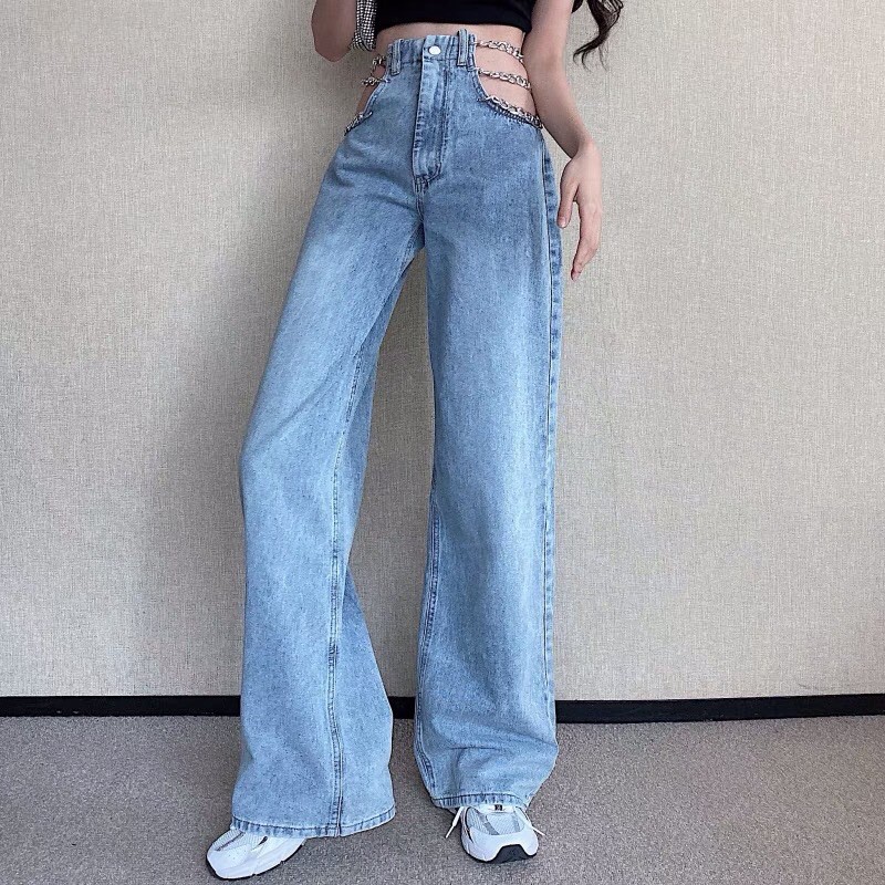 Quần Lưng phối Xích siêu chất cực Hot- kèm ảnh thật tự chụp