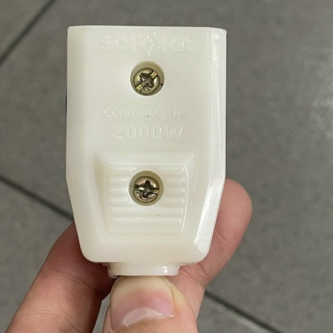 Phích cắm chống vỡ SOPOKA P1 chân tròn SIÊU BỀN