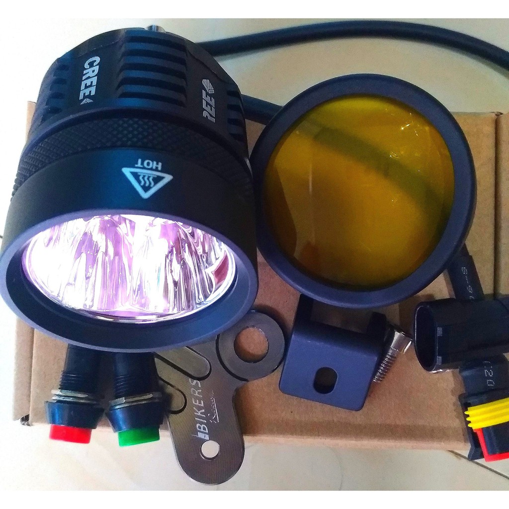 Đèn trợ sáng L4X kính ánh tím - Hàng cao cấp