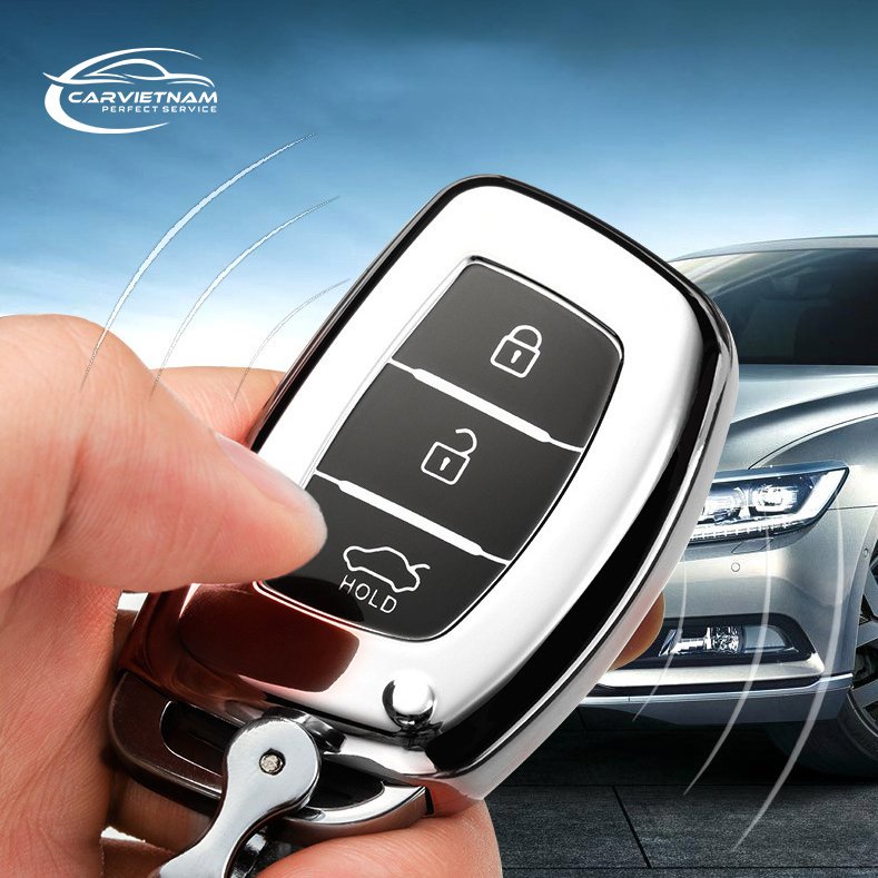 Ốp Chìa Khóa Ô Tô Hyundai Tucson/Grand i10/Elantra Nhựa TPU Cao Cấp - Bao Chống Va Đập Rơi Vỡ Khoá