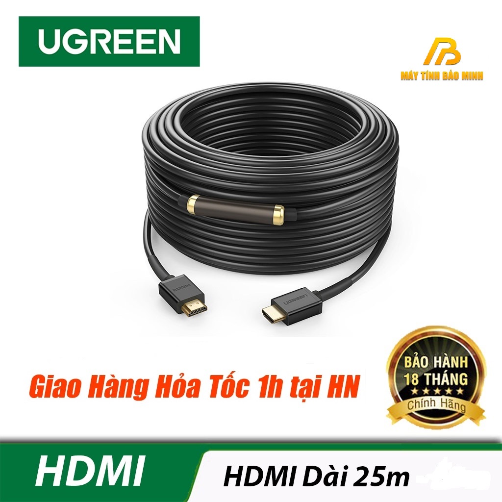 Cáp HDMI Dài 25m Ugreen 10113 - Hàng Chính Hãng