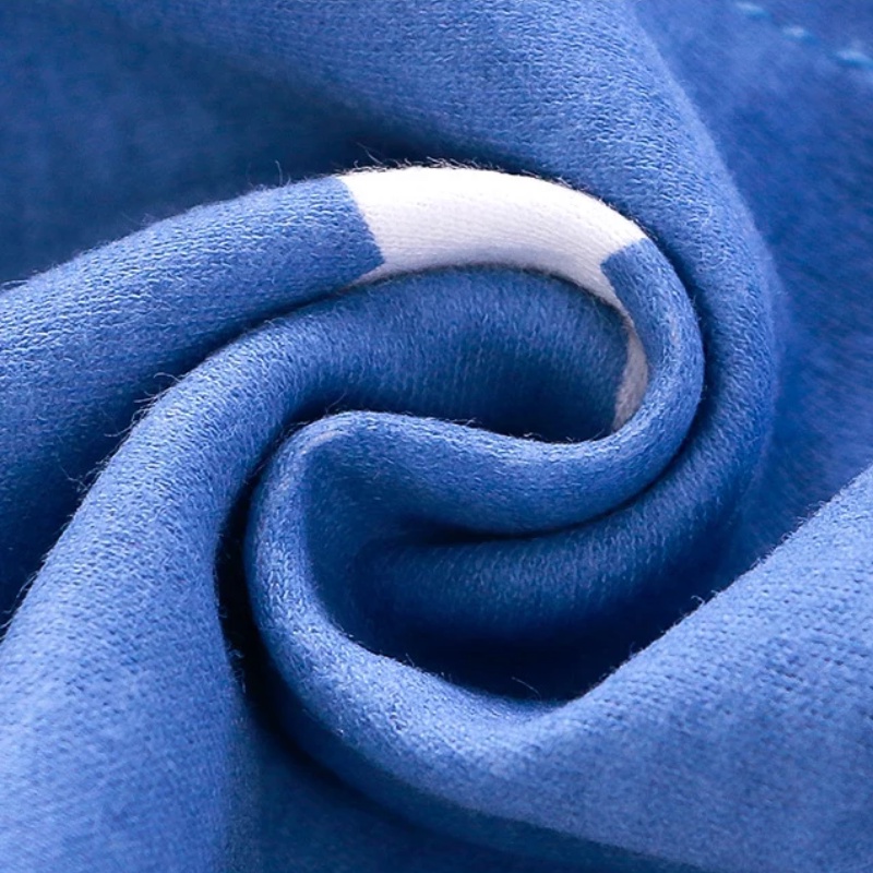 Bộ Đồ Ngủ Cotton Tay Dài In Họa Tiết Hoạt Hình Dễ Thương Cho Bé