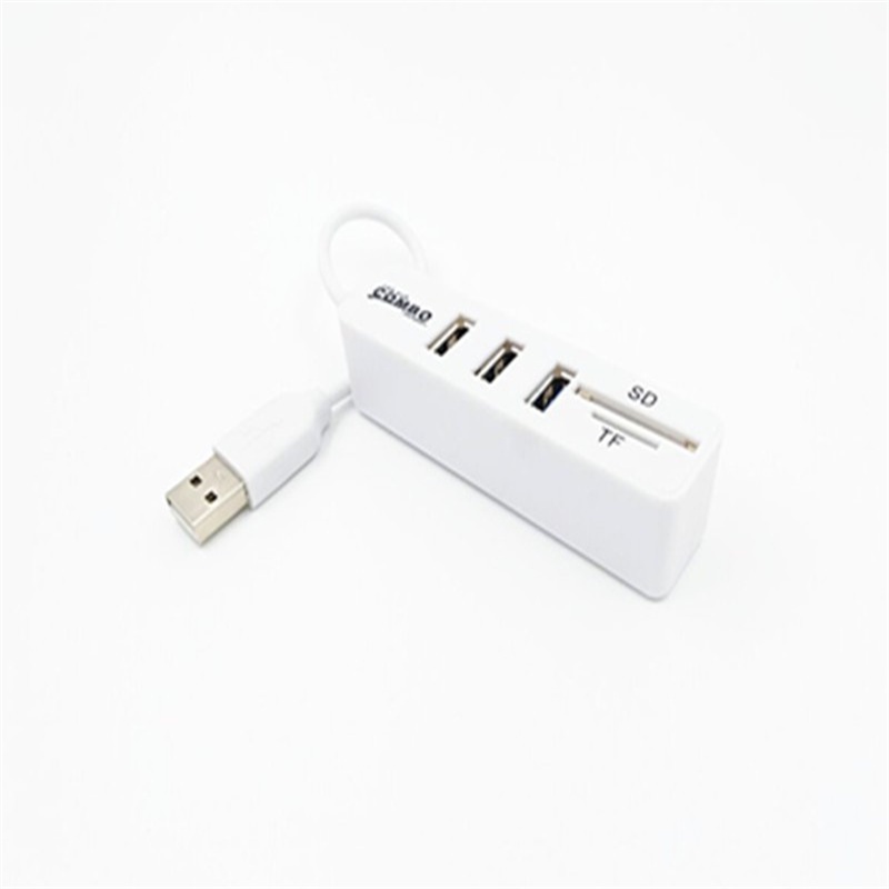 Đầu đọc thẻ nhớ TF SD 3 cổng USB 2.0 tốc độ cao