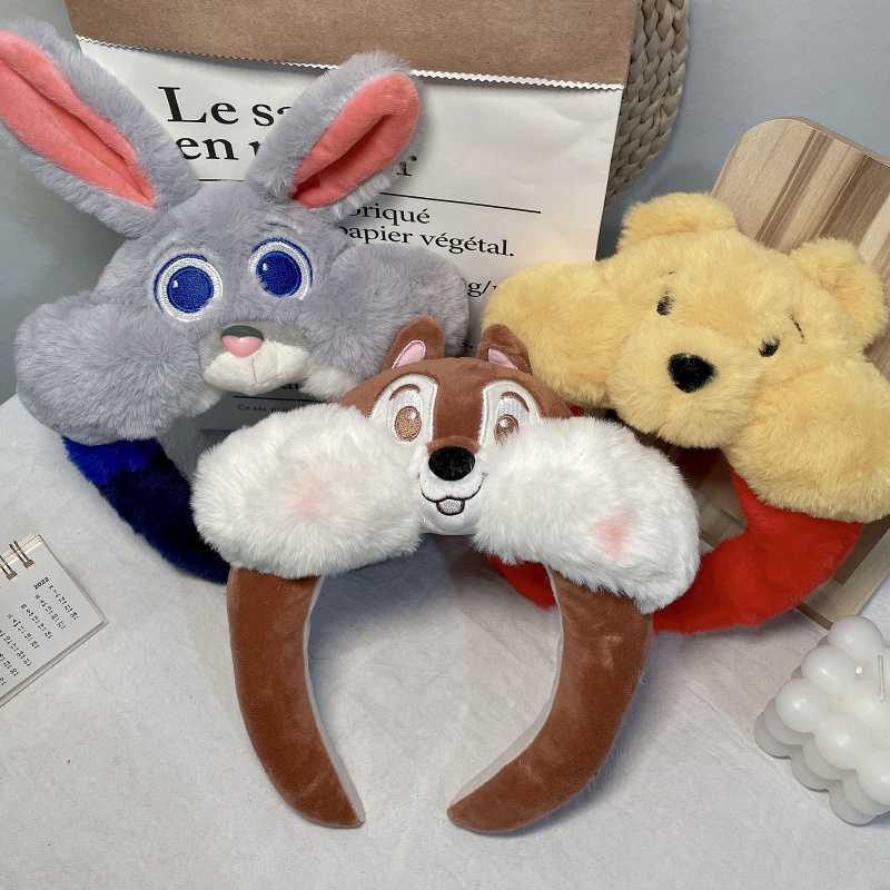 Băng Đô Tai Thỏ Hoạt Hình Xinh Xắn Cho Bé Gái