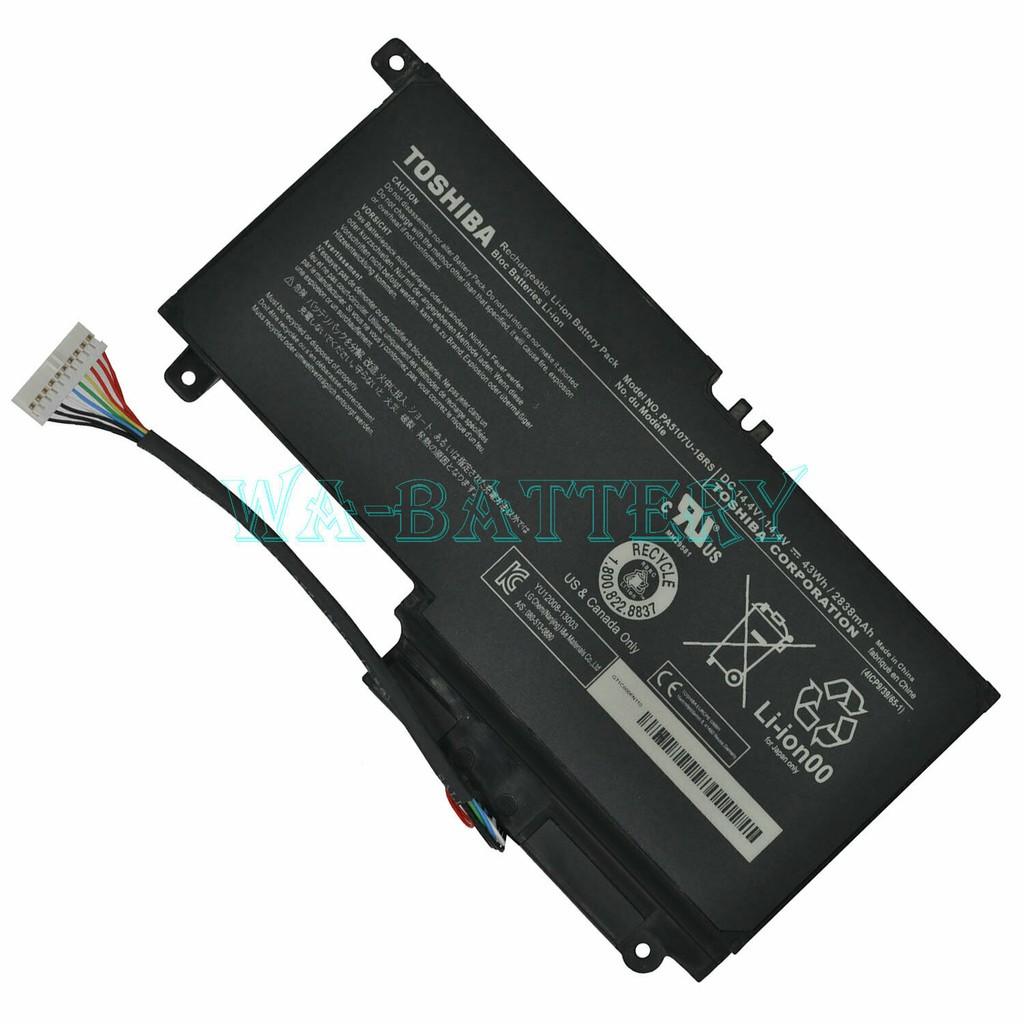 Pin Laptop Toshiba Satellite PA5107U-1BRS  L40-A L45 L45D L50 L55 L55D L55t P50 P55 S55 L50-A - NHẬP KHẨU