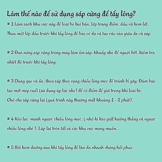 Túi 100g Sáp Wax Lông Dạng Hạt