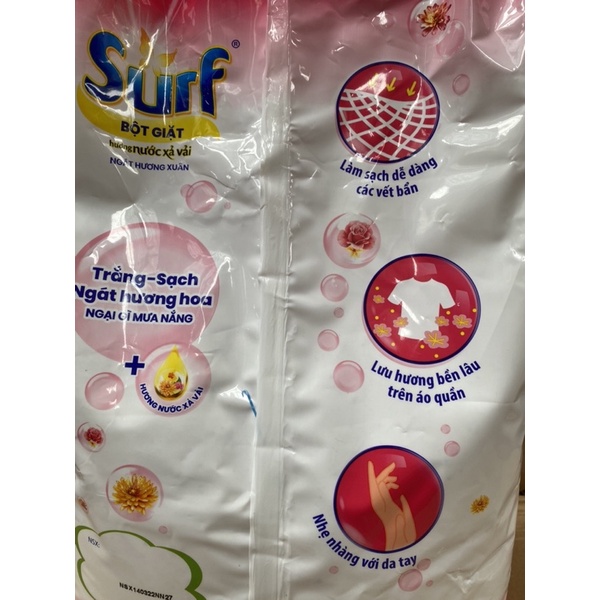 Bột giặt Surf hương Nước xả vải 5.8kg(mầu hồng)