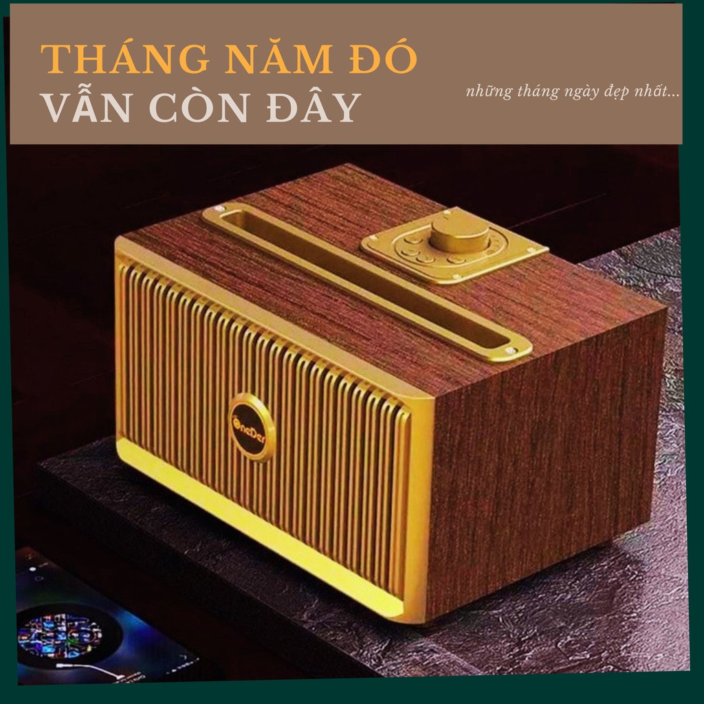 Loa Bluetooth Không Dây OneDer V6 - Công Suất 20W - Âm Thanh Siêu Trầm