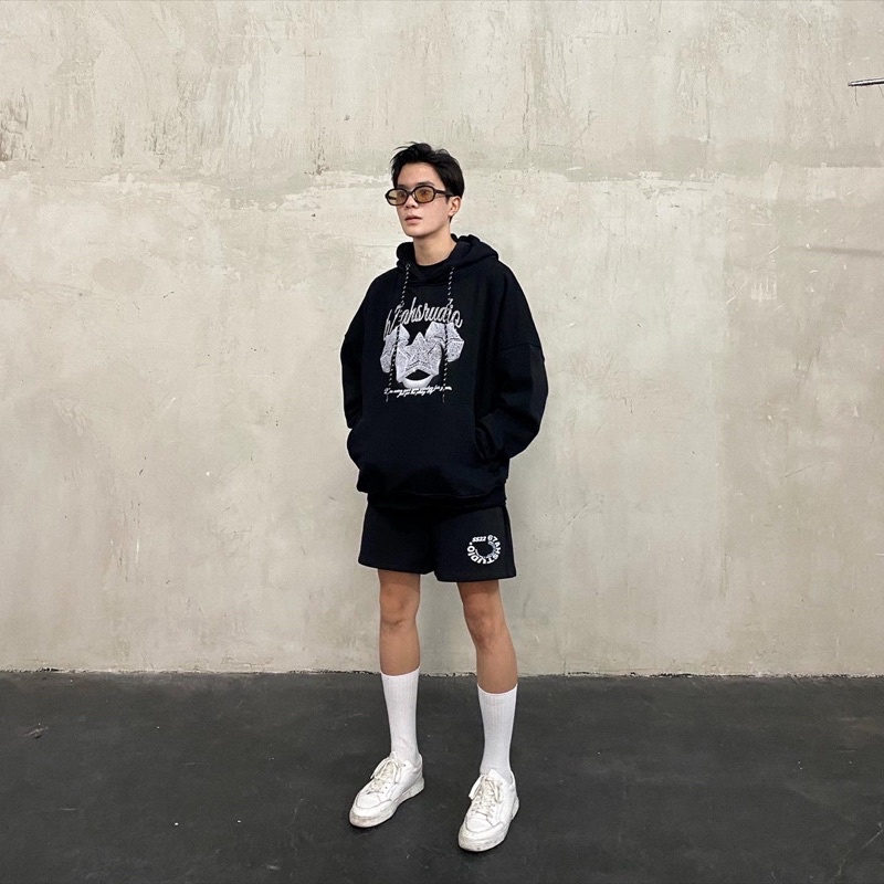 Quần short logo tròn SS22 67ahstudio