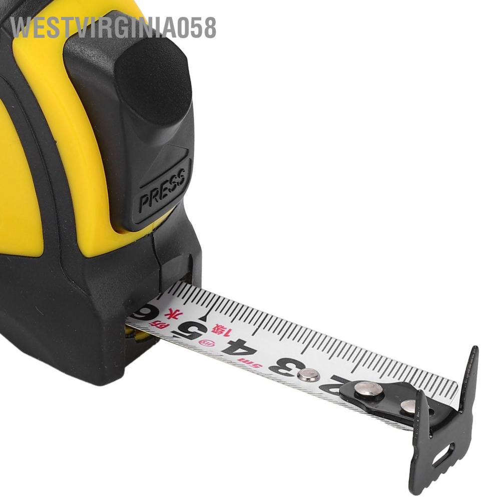 Hàng Hot Băng đo thép Tự động khóa độ chính xác cao Công cụ đo hai mặt để chế biến gỗ 16.4ftx0.7in Hàng giao ngayWestvirginia058