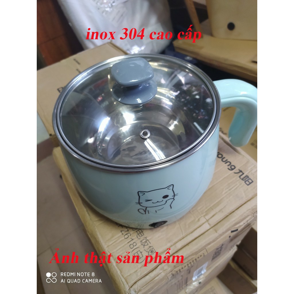 Nồi điện đa năng nấu mỳ, nấu cháo, lẩu mini tiện lợi DM111