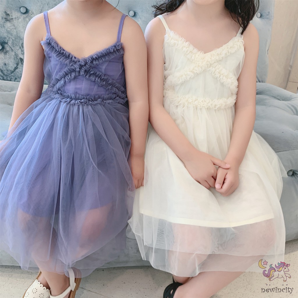 Đầm xòe công chúa phong cách Hàn Quốc thời trang xinh xắn cho bé gái