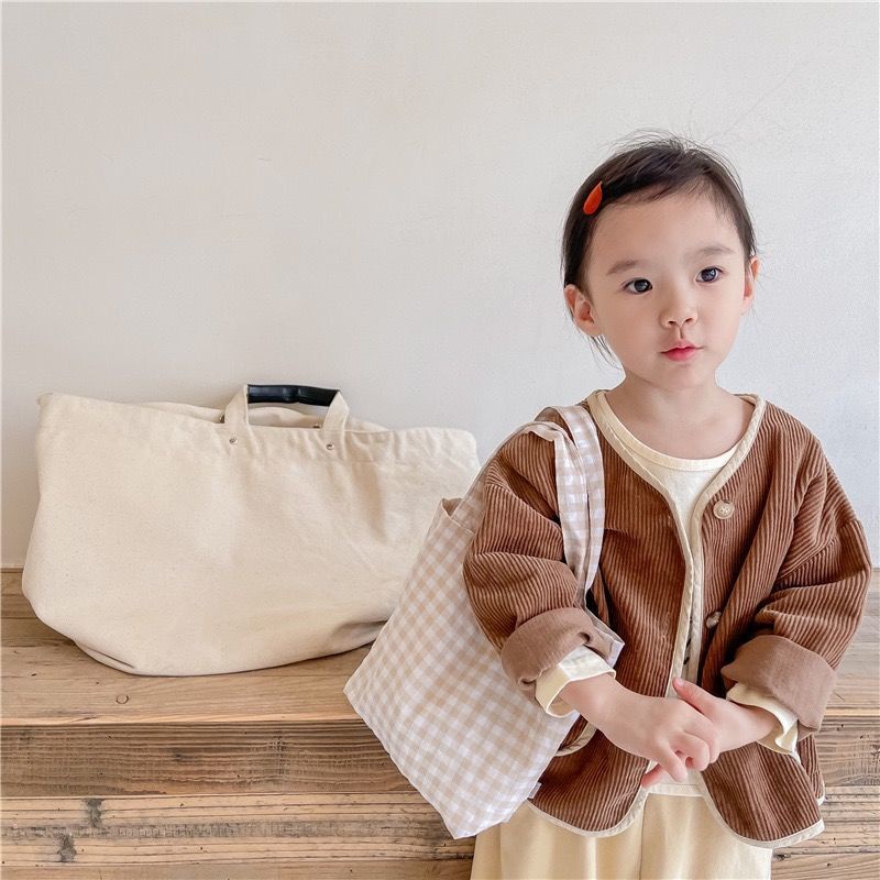 Áo khoác tay dài kiểu dáng dễ thương phong cách Hàn Quốc cho bé yêu