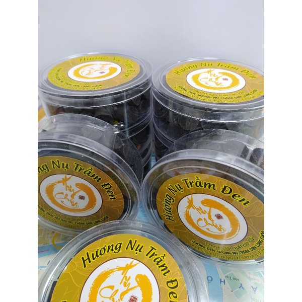 Hương  Nụ Trầm Đen Nhựa Trám Nguyên Chất - hộp 35 nụ