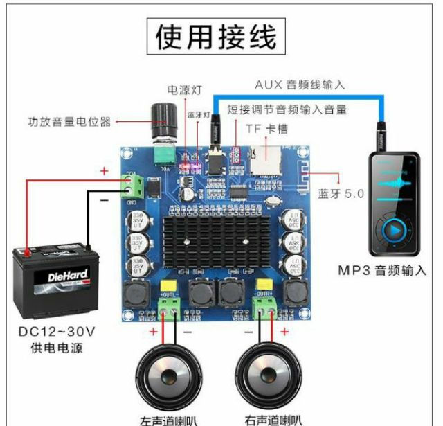 Mạch khuếch đại âm thanh Bluetooth