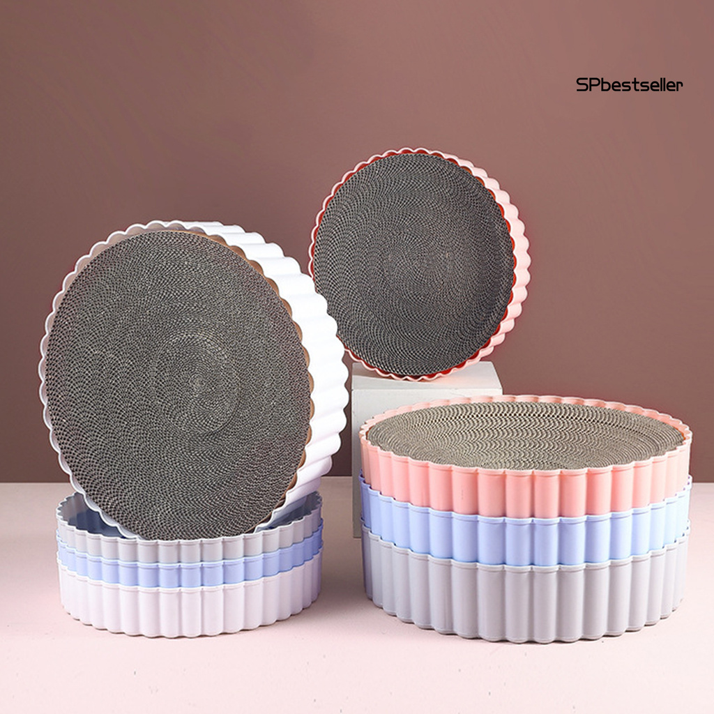 Thảm Tròn Tập Cào Móng Cho Mèo