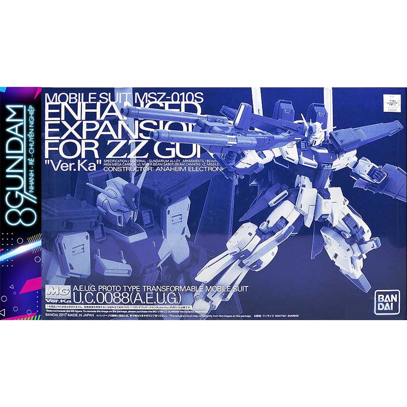 Mô Hình Lắp Ráp Trang Bị Enhanced Expansion Parts cho MG ZZ Gundam ver.Ka