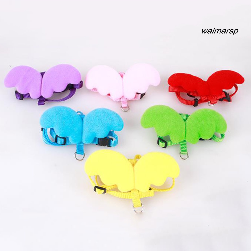 Bộ Dây Dắt Thú Cưng Đi Dạo Đôi Cánh Thiên Thần Dễ Thương Có Thể Điều Chỉnh