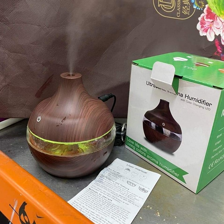 Máy Xông Tinh Dầu Aroma Tặng Tinh Dầu Máy Khuếch Tán Tinh Dầu Phun Sương Tạo Ẩm Toả Hương Thơm Mát Phòng Ngủ &amp; Đuổi Muỗi