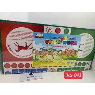 Bộ đồ chơi cờ cá ngựa  Sato cao cấp loại to 043