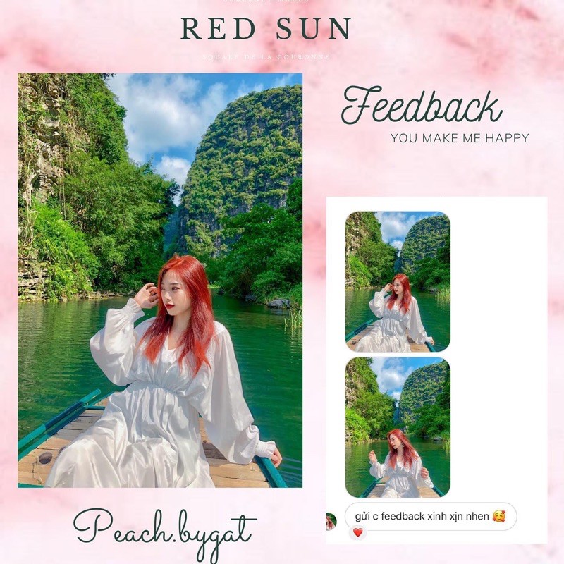 Thuốc nhuộm Đỏ mặt trời “IG:peach.bygat,peach.bygat,peach.bygat” | BigBuy360 - bigbuy360.vn