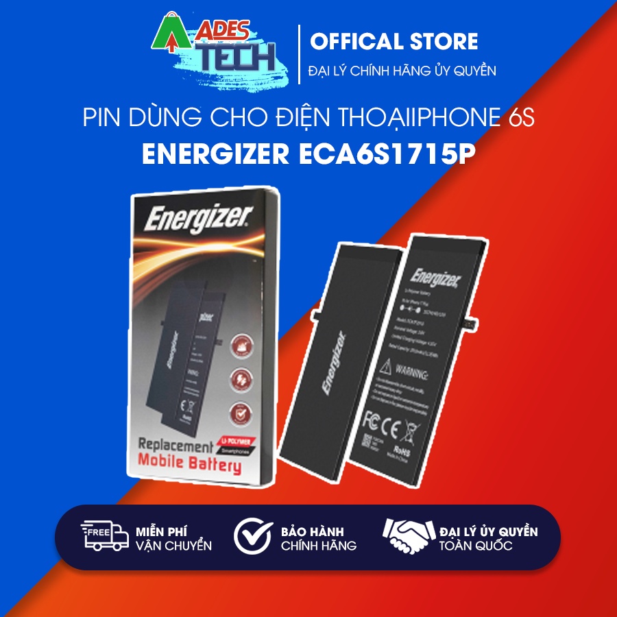 Pin Energizer dùng cho điện thoại di động iPhone 6S ECA6S1715P - BẢO HÀNH 12 THÁNG